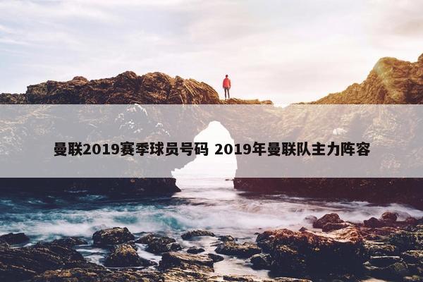 曼联2019赛季球员号码 2019年曼联队主力阵容