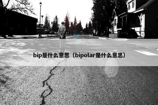bip是什么意思（bipolar是什么意思）