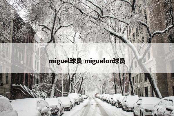 miguel球员 miguelon球员