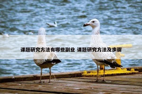 课题研究方法有哪些副业 课题研究方法及步骤