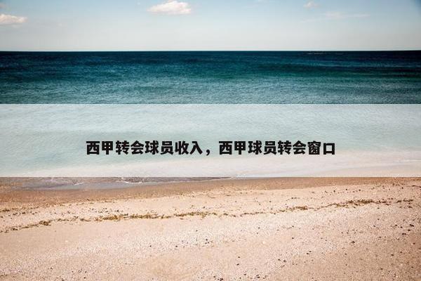 西甲转会球员收入，西甲球员转会窗口