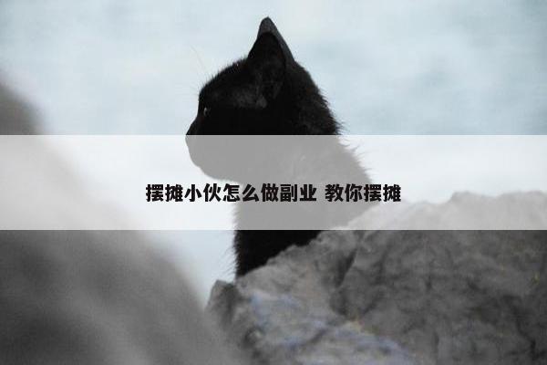 摆摊小伙怎么做副业 教你摆摊