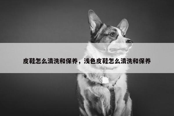 皮鞋怎么清洗和保养，浅色皮鞋怎么清洗和保养