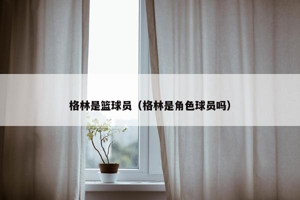 格林是篮球员（格林是角色球员吗）