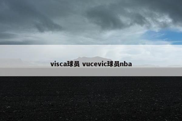 visca球员 vucevic球员nba