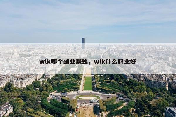 wlk哪个副业赚钱，wlk什么职业好