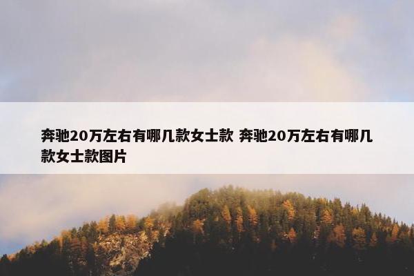 奔驰20万左右有哪几款女士款 奔驰20万左右有哪几款女士款图片