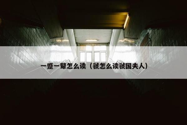 一蹙一颦怎么读（虢怎么读虢国夫人）