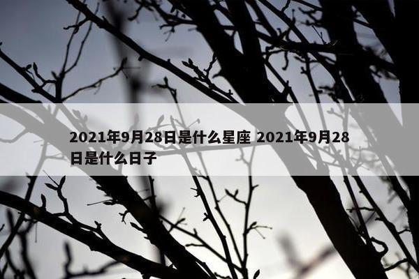 2021年9月28日是什么星座 2021年9月28日是什么日子