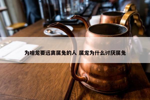 为啥龙要远离属兔的人 属龙为什么讨厌属兔