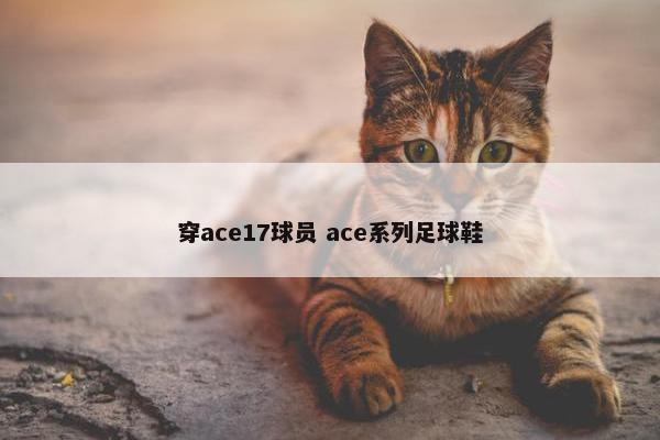 穿ace17球员 ace系列足球鞋