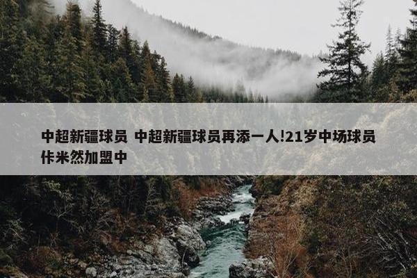 中超新疆球员 中超新疆球员再添一人!21岁中场球员佧米然加盟中