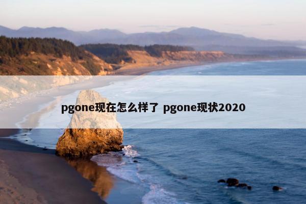 pgone现在怎么样了 pgone现状2020