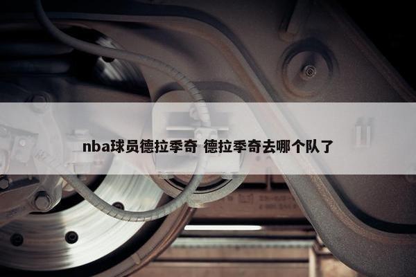 nba球员德拉季奇 德拉季奇去哪个队了