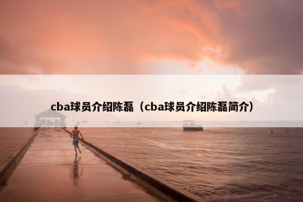 cba球员介绍陈磊（cba球员介绍陈磊简介）