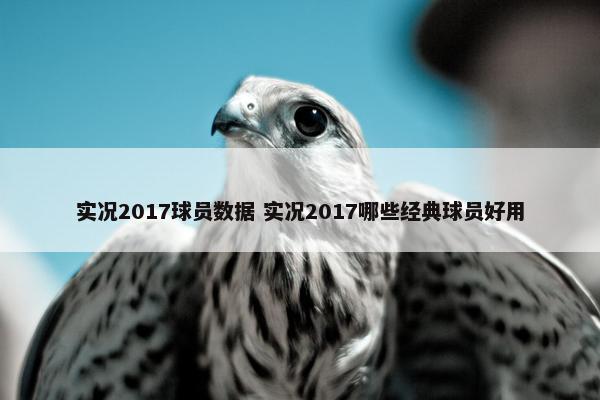 实况2017球员数据 实况2017哪些经典球员好用