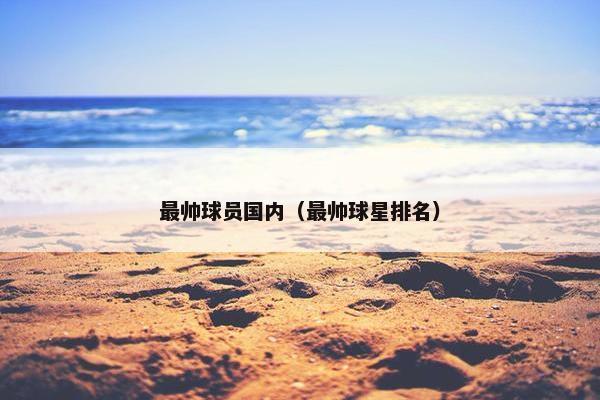 最帅球员国内（最帅球星排名）