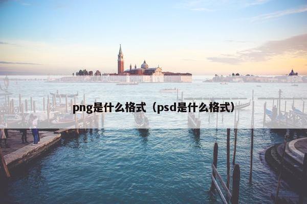 png是什么格式（psd是什么格式）