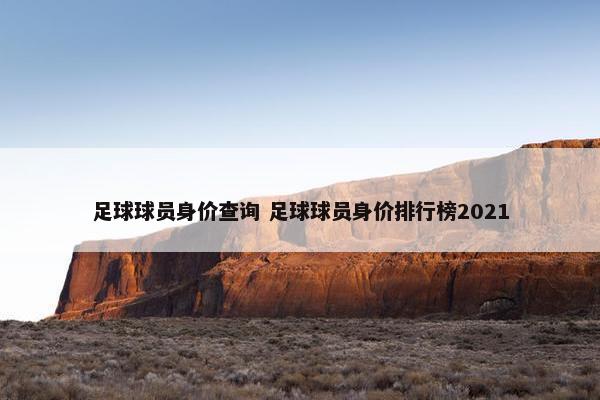 足球球员身价查询 足球球员身价排行榜2021