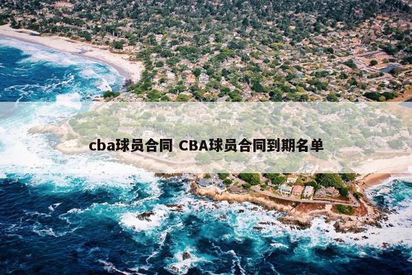 cba球员合同 CBA球员合同到期名单