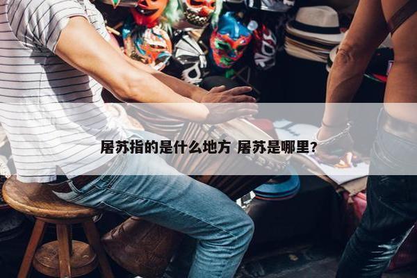 屠苏指的是什么地方 屠苏是哪里?