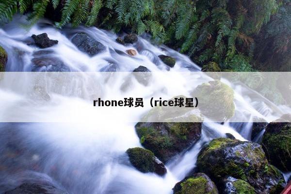 rhone球员（rice球星）