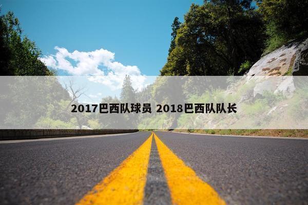 2017巴西队球员 2018巴西队队长