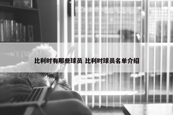 比利时有那些球员 比利时球员名单介绍