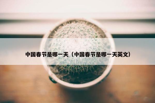 中国春节是哪一天（中国春节是哪一天英文）