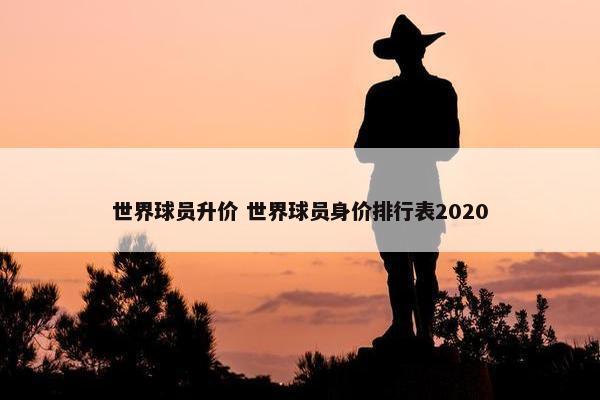 世界球员升价 世界球员身价排行表2020