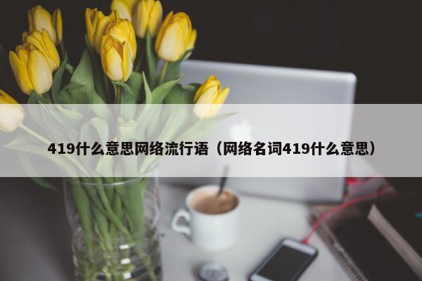 419什么意思网络流行语（网络名词419什么意思）