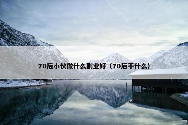 70后小伙做什么副业好（70后干什么）