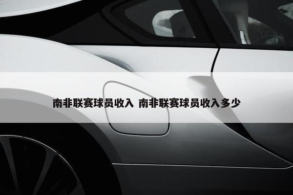 南非联赛球员收入 南非联赛球员收入多少