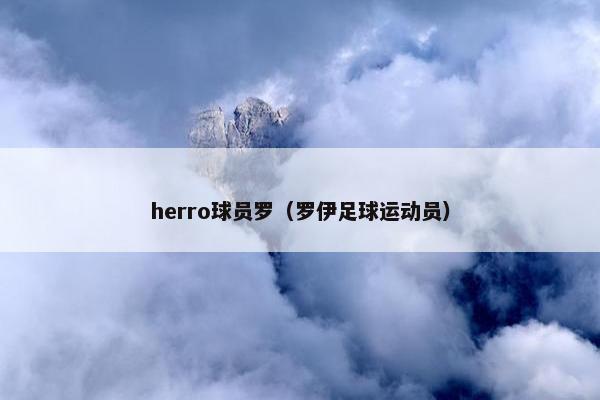 herro球员罗（罗伊足球运动员）