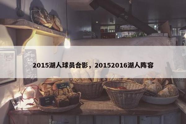 2015湖人球员合影，20152016湖人阵容