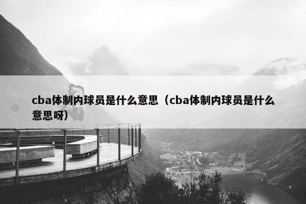 cba体制内球员是什么意思（cba体制内球员是什么意思呀）