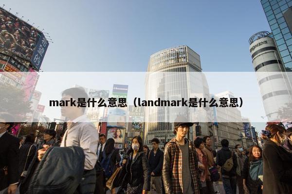 mark是什么意思（landmark是什么意思）