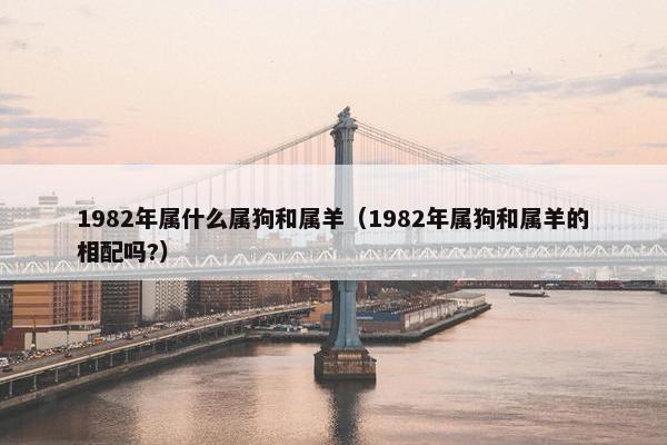 1982年属什么属狗和属羊（1982年属狗和属羊的相配吗?）