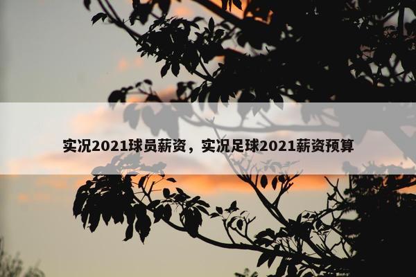 实况2021球员薪资，实况足球2021薪资预算