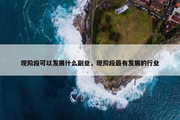 现阶段可以发展什么副业，现阶段最有发展的行业