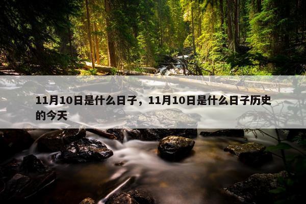 11月10日是什么日子，11月10日是什么日子历史的今天