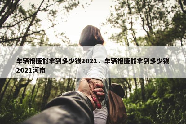 车辆报废能拿到多少钱2021，车辆报废能拿到多少钱2021河南