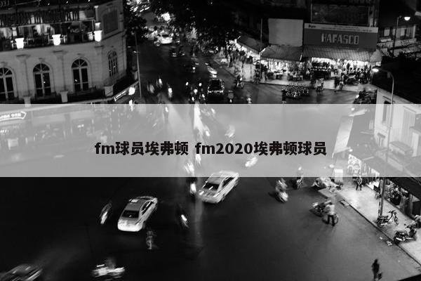 fm球员埃弗顿 fm2020埃弗顿球员