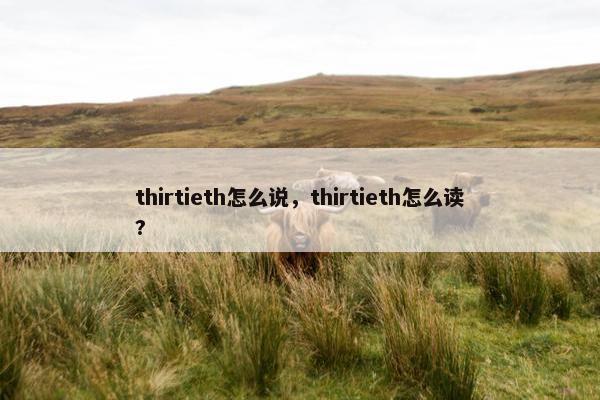 thirtieth怎么说，thirtieth怎么读?