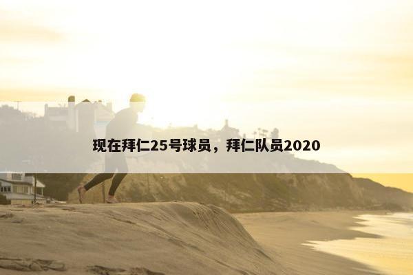 现在拜仁25号球员，拜仁队员2020