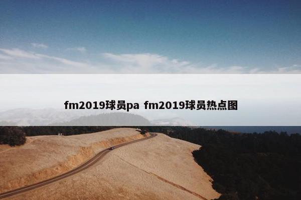 fm2019球员pa fm2019球员热点图