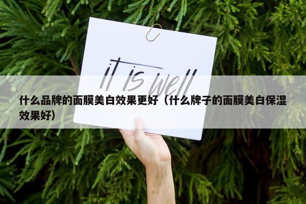 什么品牌的面膜美白效果更好（什么牌子的面膜美白保湿效果好）