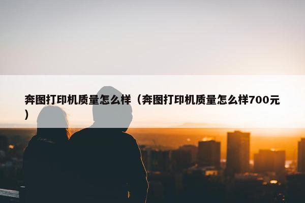 奔图打印机质量怎么样（奔图打印机质量怎么样700元）