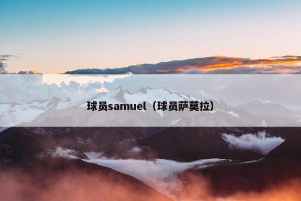 球员samuel（球员萨莫拉）