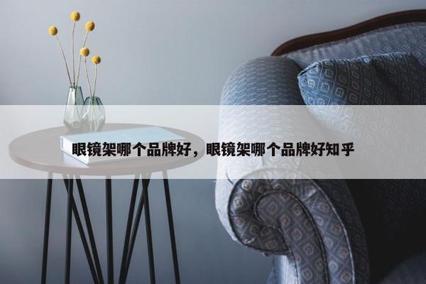 眼镜架哪个品牌好，眼镜架哪个品牌好知乎